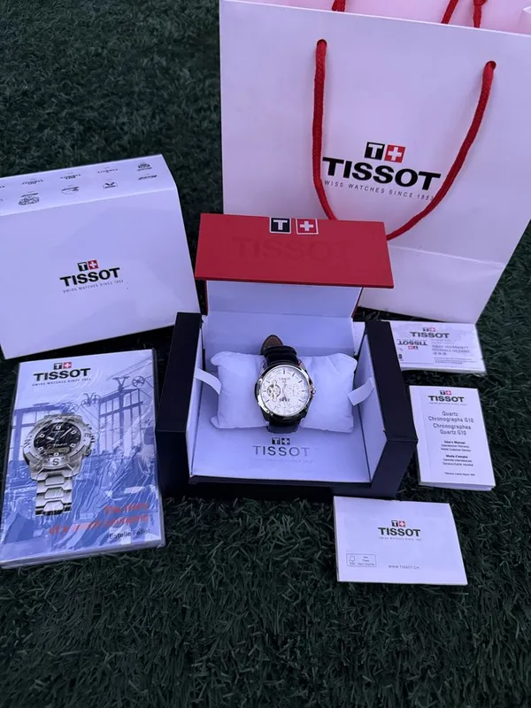 Мужские часы Tissot, кожанный ремешок, премиальные механические часы — фото 2