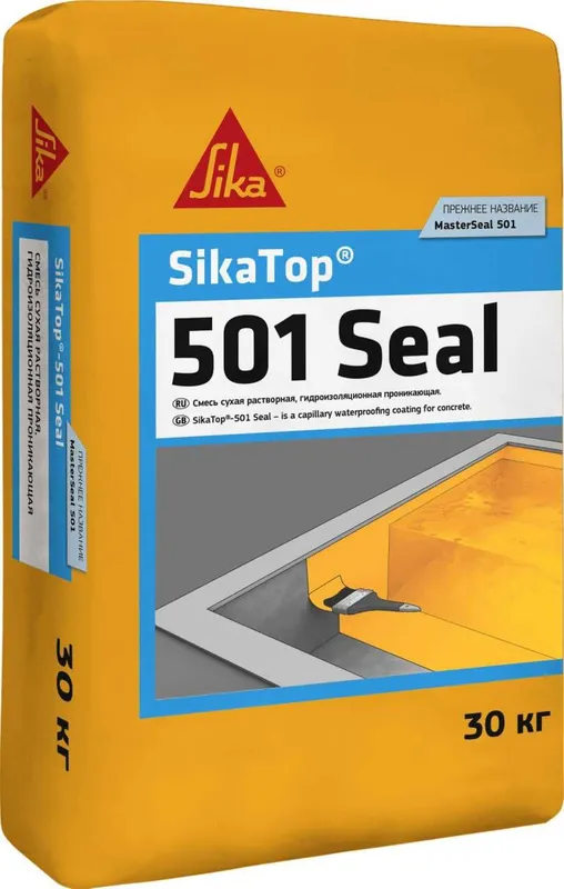 SikaTop 501 Seal gidroizolyatsiya (для гидроизоляции) — фото 3