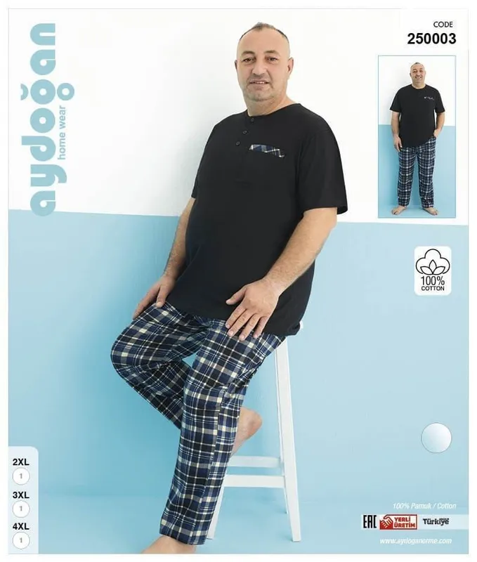 Turetski erkaklar pijamasi