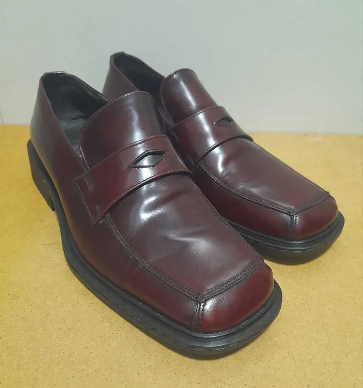 MO.S burgundy loafers / 43 / Made in Italy / Итальянские туфли лоферы