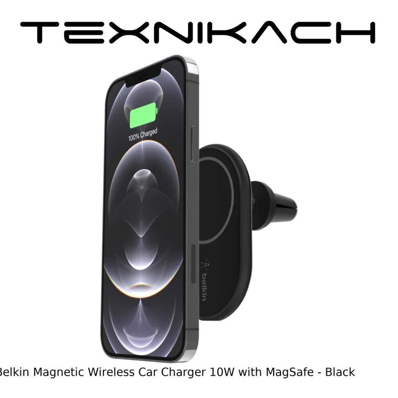 Новый Belkin Magnetic Wireless Car Charger 10W with MagSafe Доставка