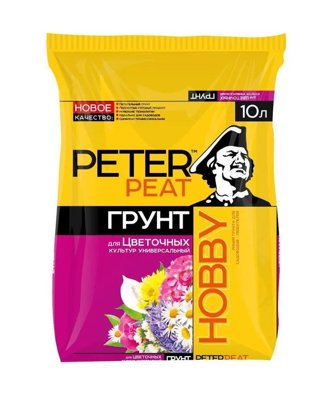 Готовый питательный торфяной грунт PETER PEAT серии Pro 10 л. — фото 1