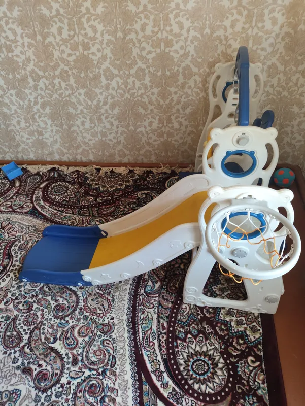 Детские качели с горкой 1 Детские качели с горкой 1