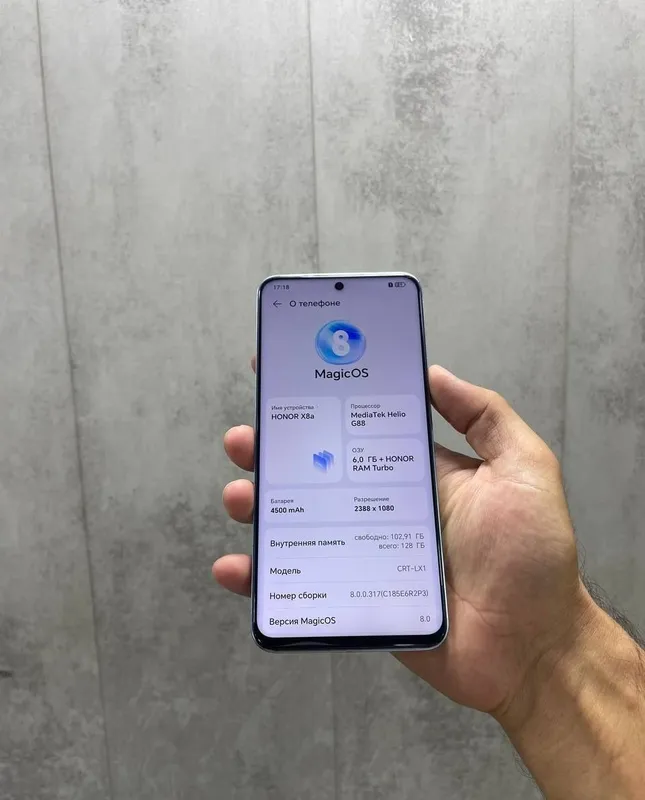 Обмен на Honor X8A 128/8, заряд держит 2 дня, гарантия, задняя и фронтальная камеры чёткие 3