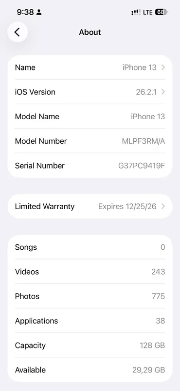 iphone 13 xotira 128 yomkost 99% xolati ideal — фото 3