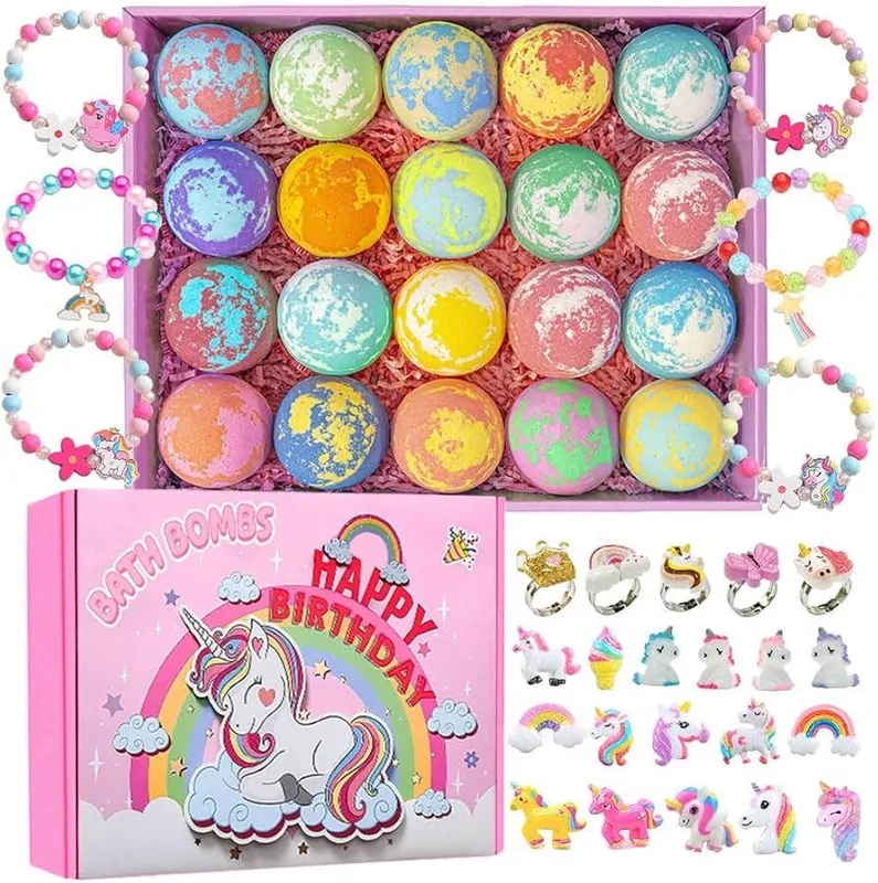 Unicorn bath bomb baby