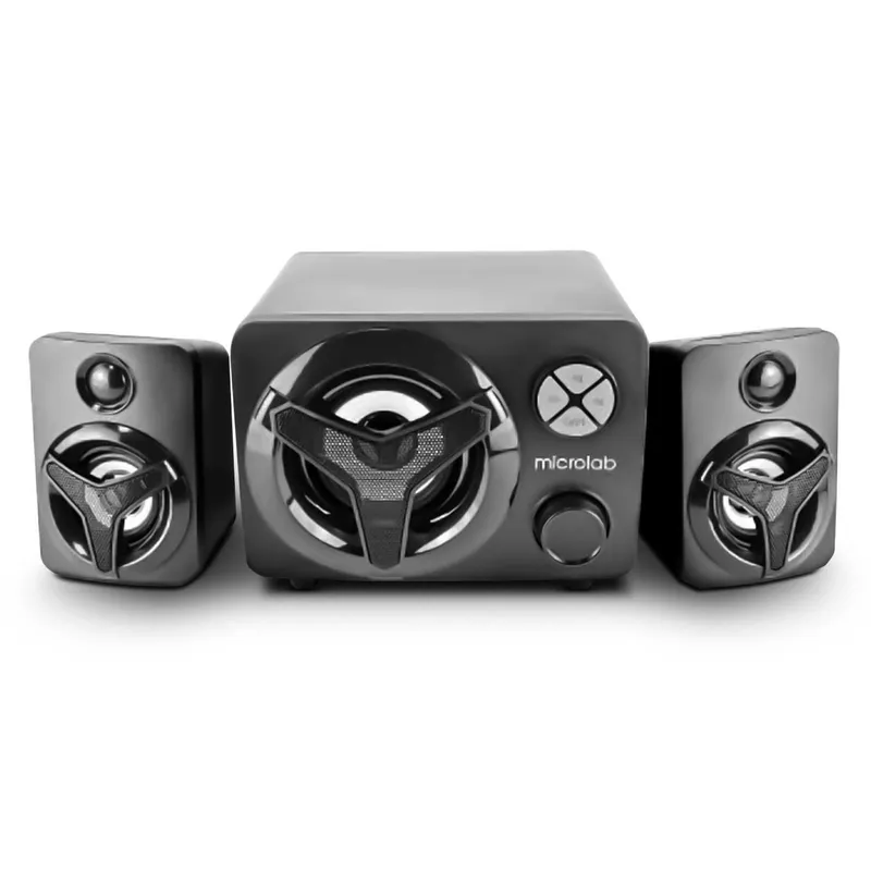 Microlab U210 #11W RMS (3*2+5W) TF, USB, FM, RGB o‘yin karnayi 2