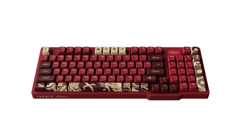 \ Игровой набор Lunacy Longwei Red (клавиатура + коврик) 1