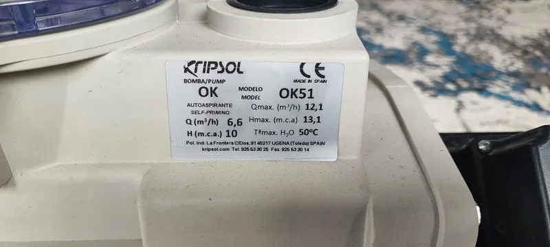 Насос для бассейна Kripsol ok51 — фото 2