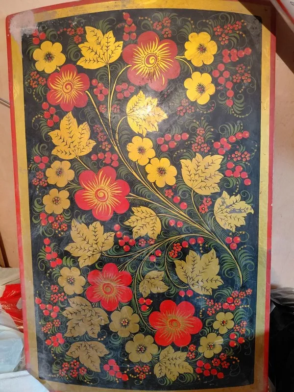 Продаю детский столик для чаепития, натуральная ,,Хохлома ,, — фото 2