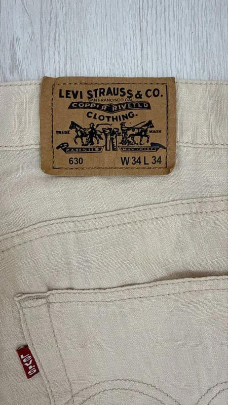 Новые Levi’s мужские льненые брюки, Турция 5 Новые Levi’s мужские льненые брюки, Турция 5
