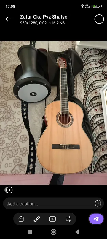 yangi gitara va tapla ishlatilmagan narx 2.500