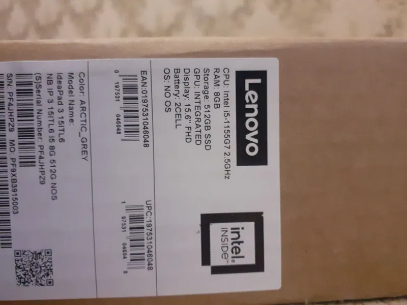 Lenovo notebook holati yangi — фото 1