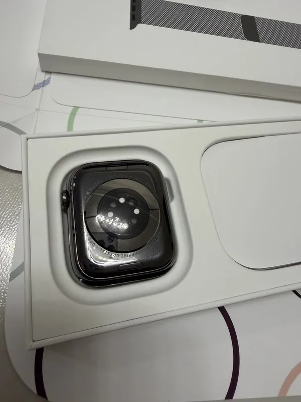 Iwatch 9 45mm stainless steel. Apple watch 9 45mm — фото 1