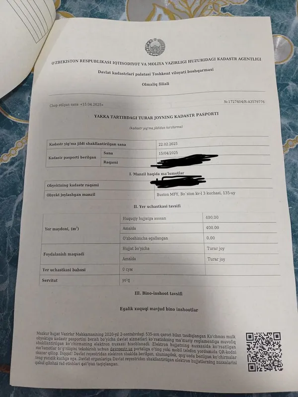DSK da 4-sotixli hovli uy sotiladi — фото 2