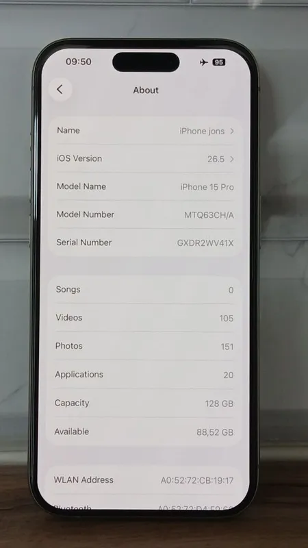 Iphone 15 pro 128GB 4 Iphone 15 pro 128GB 4