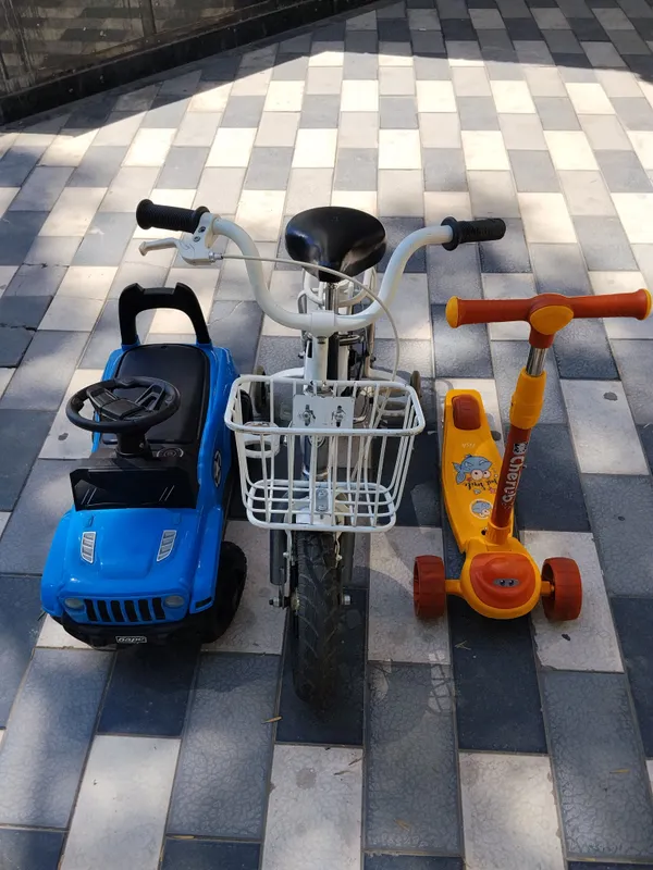 Bolalar transporti. Velosiped, samokat va mashinacha. 3 Bolalar transporti. Velosiped, samokat va mashinacha. 3