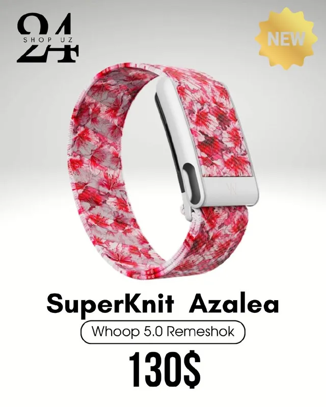 SuperKnit Floral Band remeshok (Whoop 5.0 uchun) — фото 1