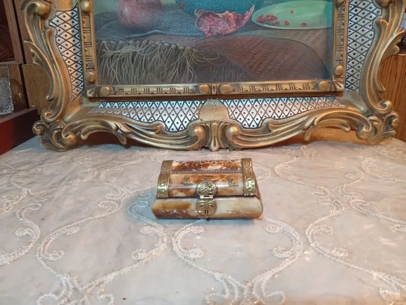 Шкатулка Кость и латун — фото 1
