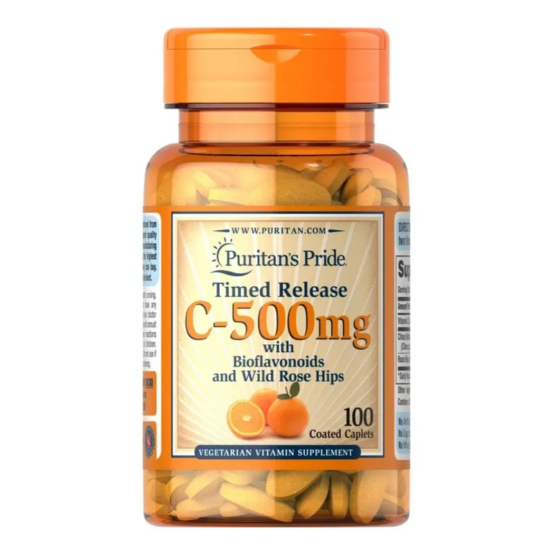 Витамин С с Биофлавоноидами и Шиповником Puritan's Pride Vitamin C — фото 1