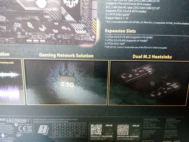 ASUS B550 Plus Wi-Fi II мощная плата для AMD AM4 6 ASUS B550 Plus Wi-Fi II мощная плата для AMD AM4 6