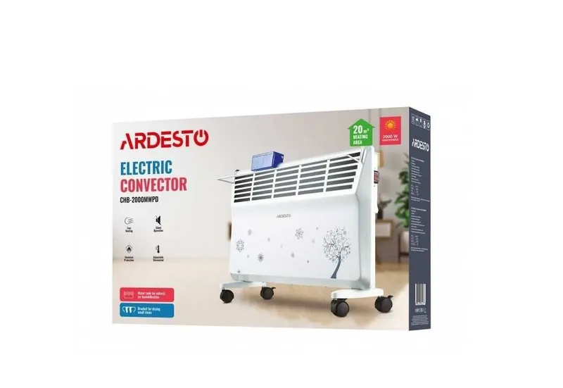 20 m² uchun kiyim quritgichli 2000 Vt Ardesto konvektori 20 m² uchun kiyim quritgichli 2000 Vt Ardesto konvektori