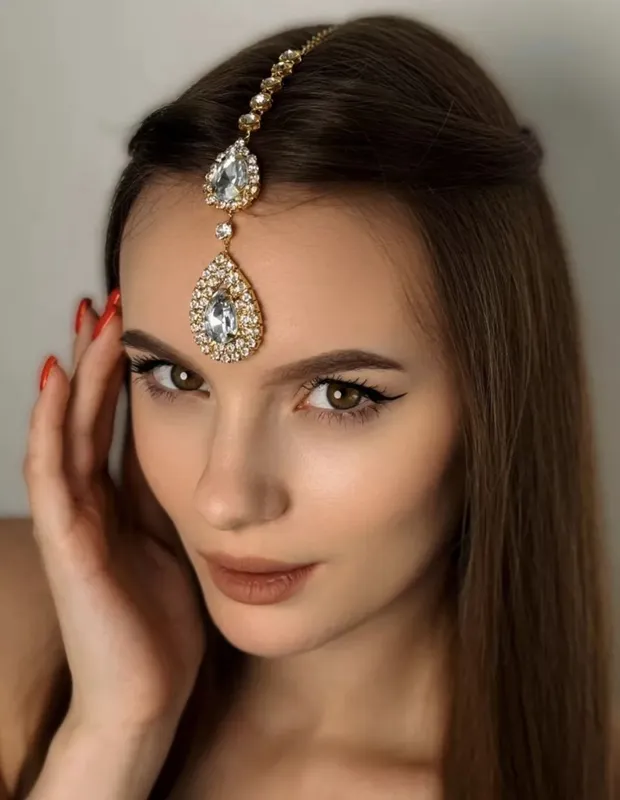 Индийская тика на голову. Новая.