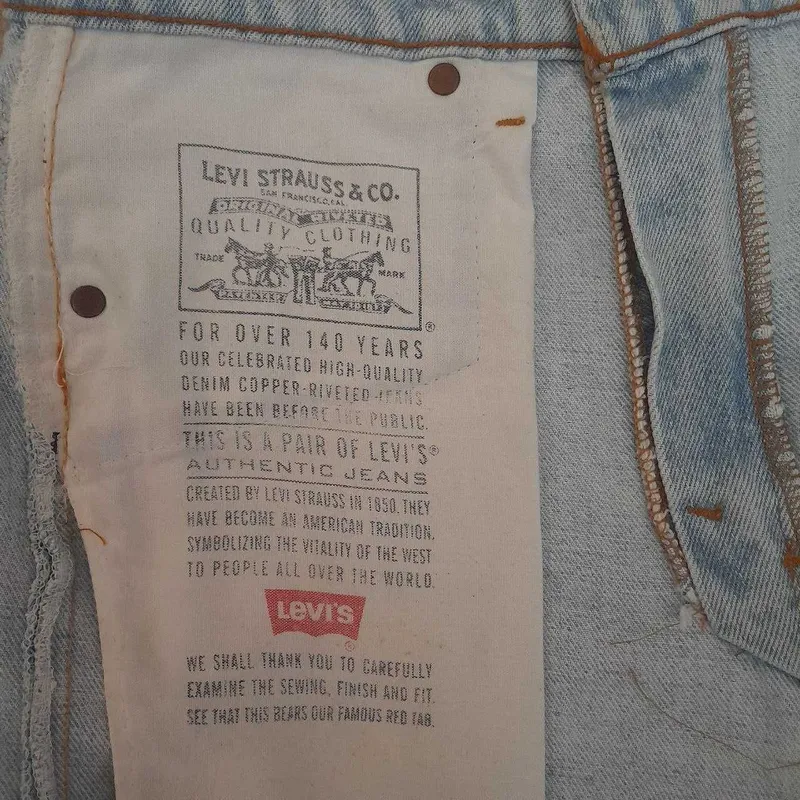 Levis 505 Straight Leg Jeans / W30 L34 / Made in USA — фото 3