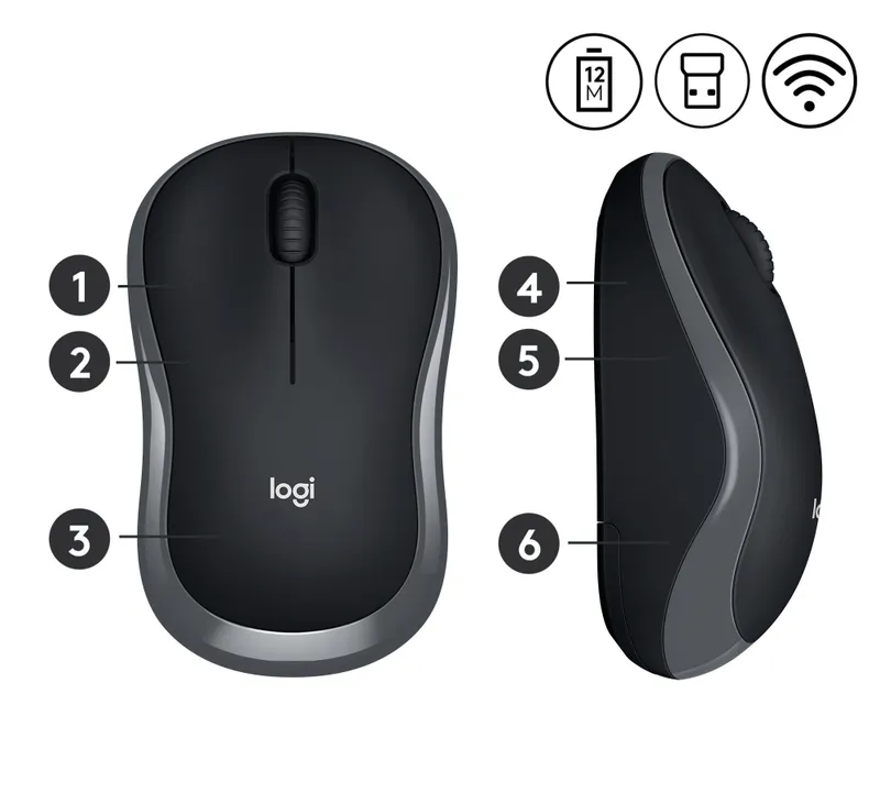 Беспроводная мышь Logitech M185 4 Беспроводная мышь Logitech M185 4
