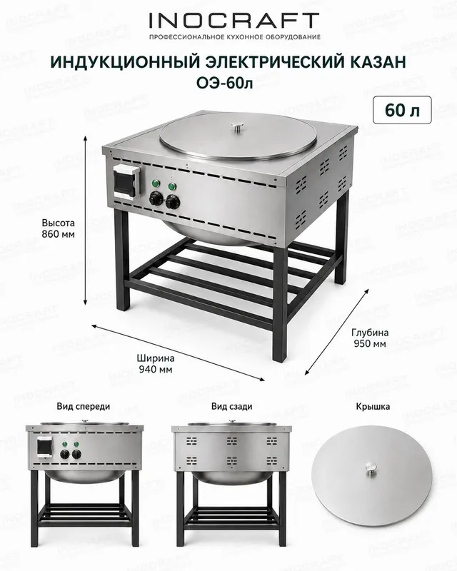 Казан электрический под любой размер от 28 л до 150 л | Производство Т