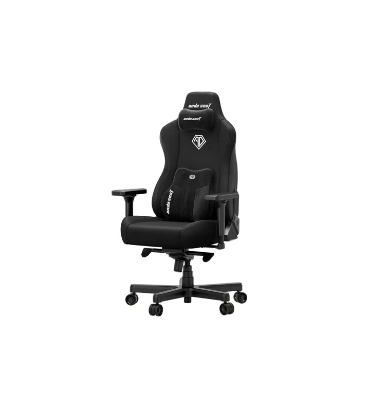} Кресло AndaSeat Kaiser 3E XL льняная ткань чёрное 1 } Кресло AndaSeat Kaiser 3E XL льняная ткань чёрное 1