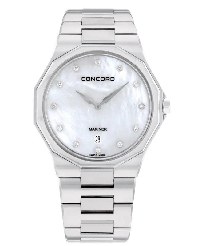 Швейцарские часы CONCORD Mariner с бриллиантами - оригинал