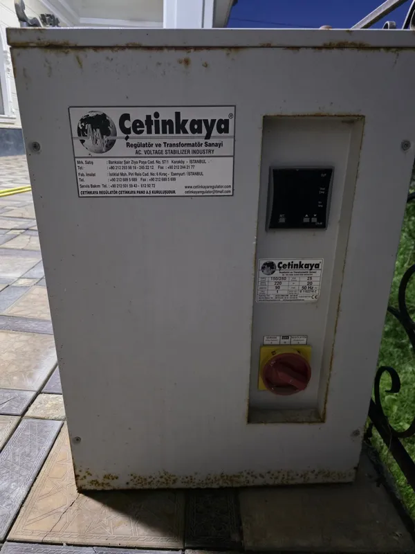 Стабилизатор напряжения Cetinkaya 25 кВА (Турция)