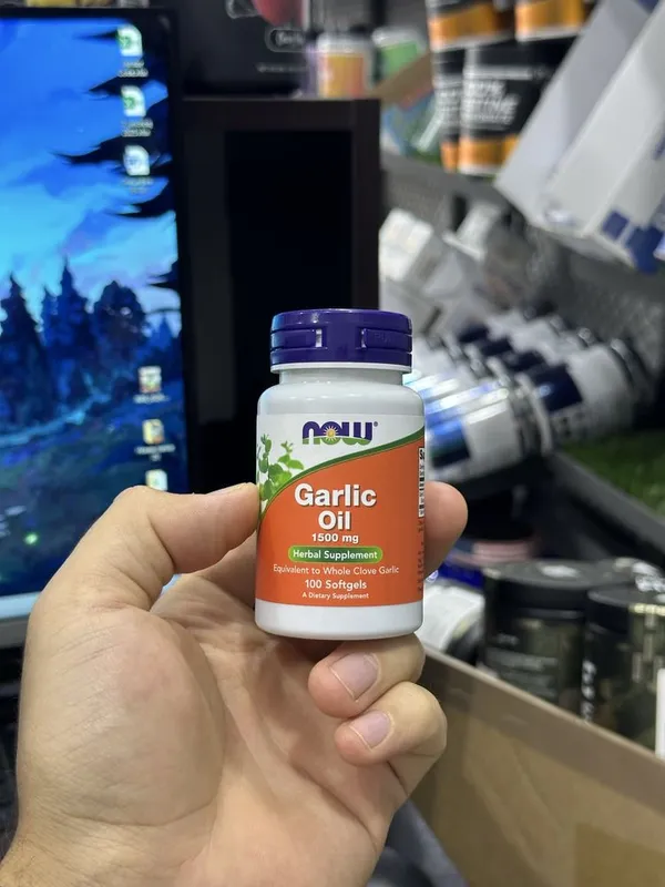 Now Garlic Oil 1500 mg 100 kapsula 2 Now Garlic Oil 1500 mg 100 kapsula 2