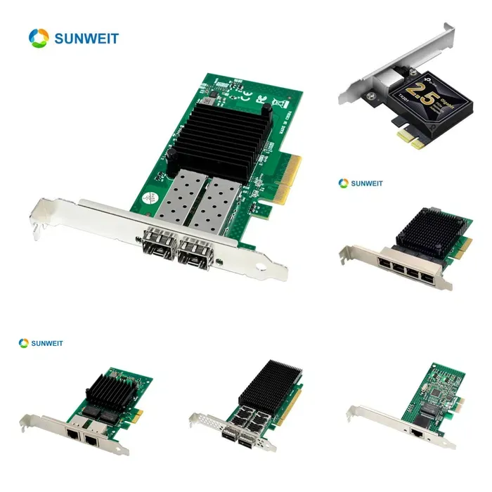 Realtek Intel Chip PCI-e LAN, SFP+ tarmoq kartasi Realtek Intel Chip PCI-e LAN, SFP+ tarmoq kartasi