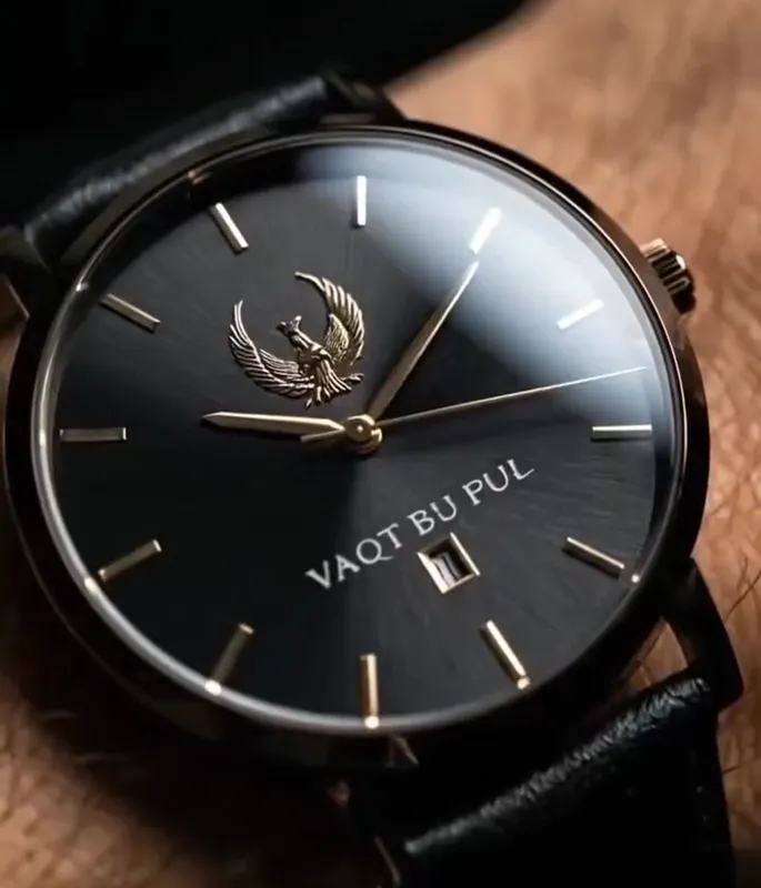 VAQT BU PUL qo‘l soati Metall zanglamaydigan po‘lat ko‘rinishida Yum
