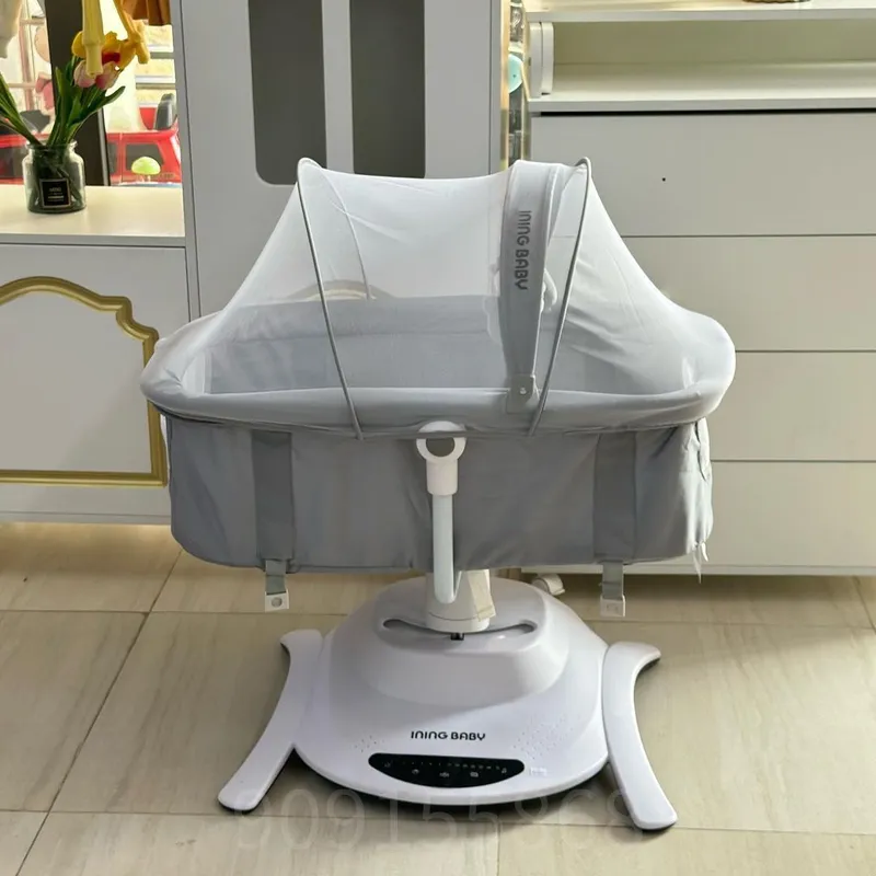 Электрокачалка детская Iningbaby 6в1 TY138C люлька колибель 0–6 месяце 1
