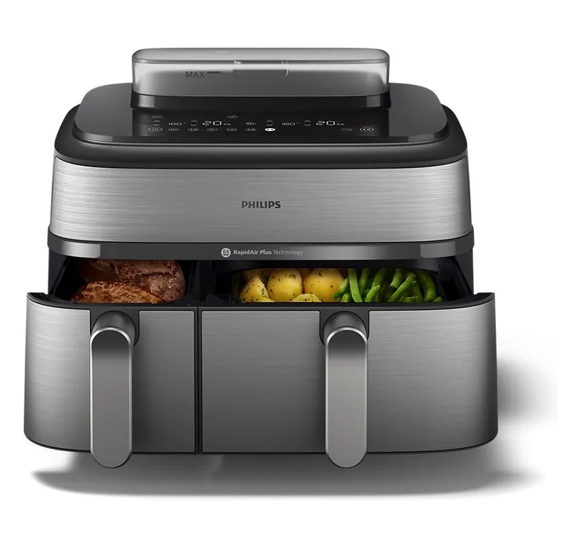 Philips NA555 9 л Аэрогриль с двумя корзинами — фото 6