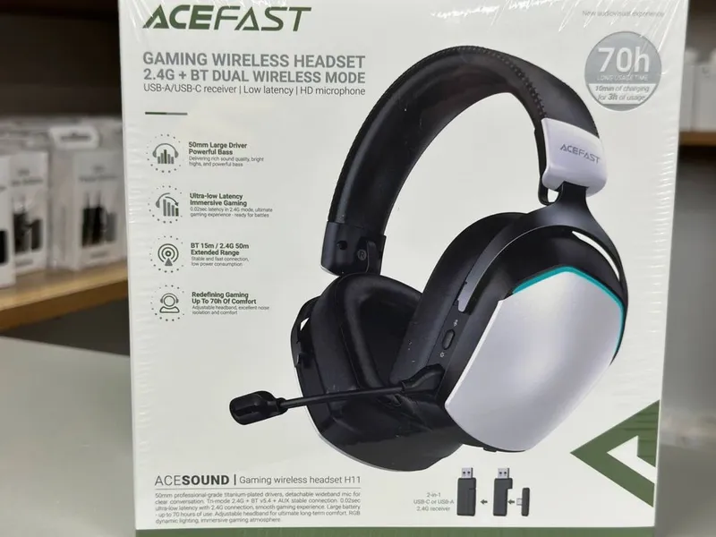 Gaming headphone H11 acefast naushnik — фото 1