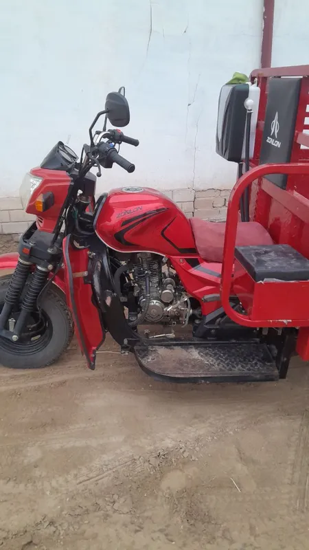 Motosikl murovey trisikl yuk moto gruzavov 2 tonnalik benzin moto — фото 7