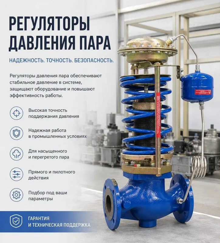 Регуляторы давления пара