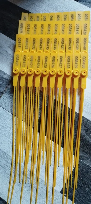 Бирка ,Пломбы пластиковые тросовые 27-40 см / plastik trosli plomba