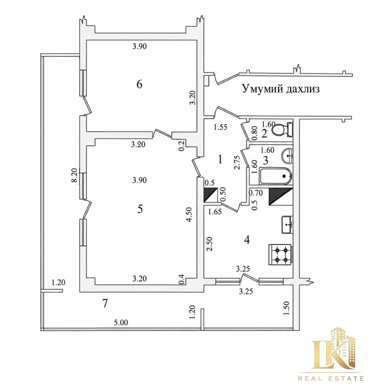 2 xonali kvartira sotiladi (Mirobod tumani, mo‘ljal TSUM/C-7) 10