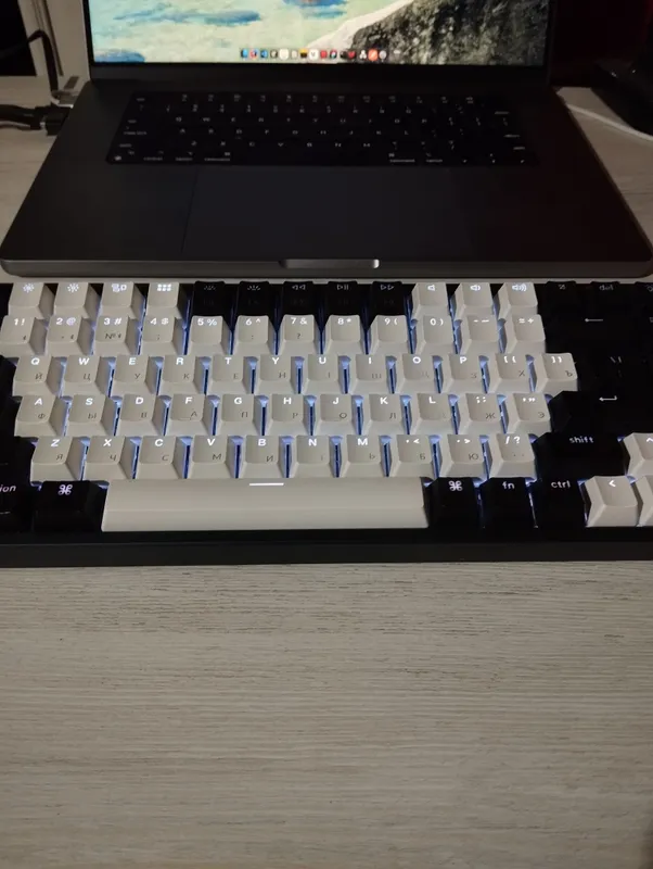 Механическая клавиатура Keychron k2 с синими (blue) переключателями 1 Механическая клавиатура Keychron k2 с синими (blue) переключателями 1