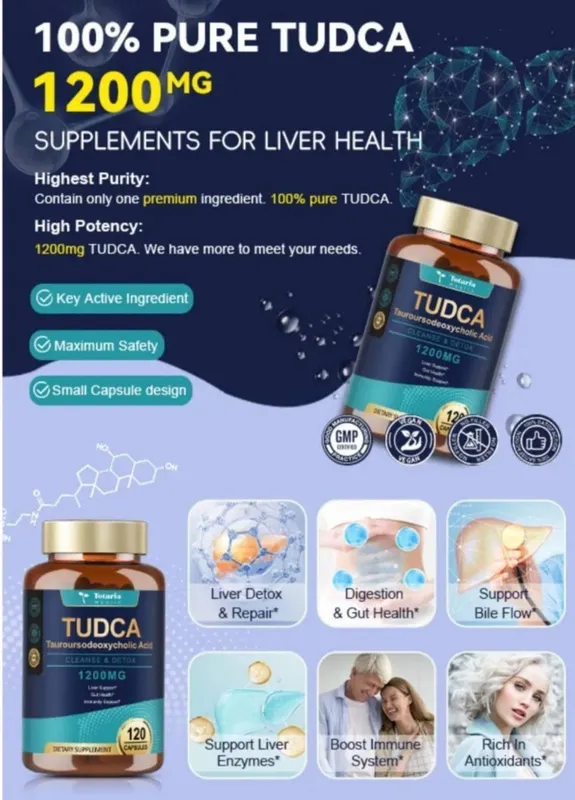 Totaria Tudca,1200 mg,120 kapsula,тудка — фото 1