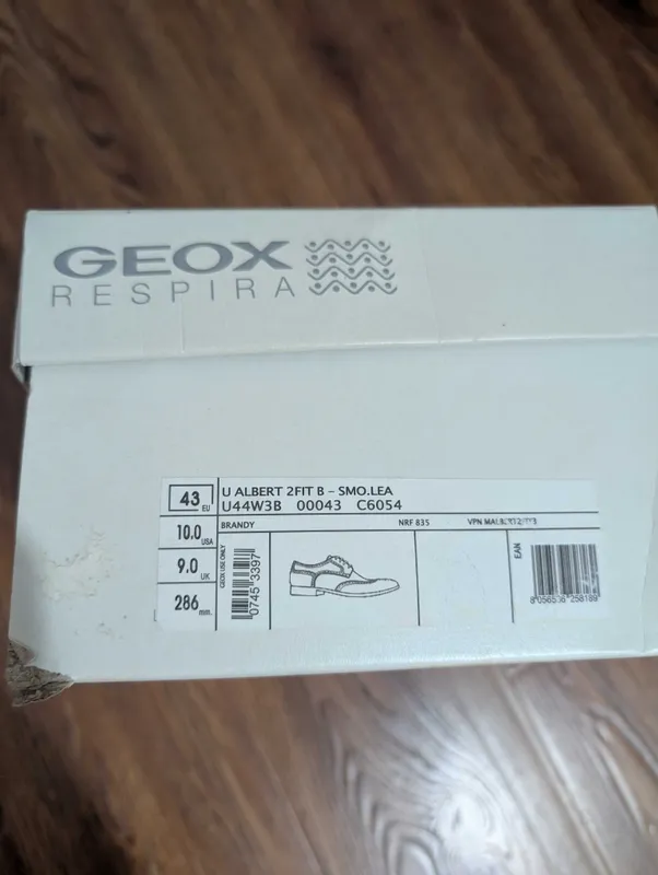 Мужские Geox u albert 2fit brogue — фото 5