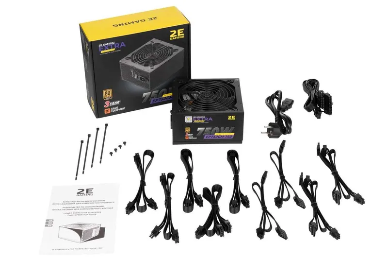 2E Gaming Power Supply EXTRA EP750GM-140. 4 2E Gaming Power Supply EXTRA EP750GM-140. 4