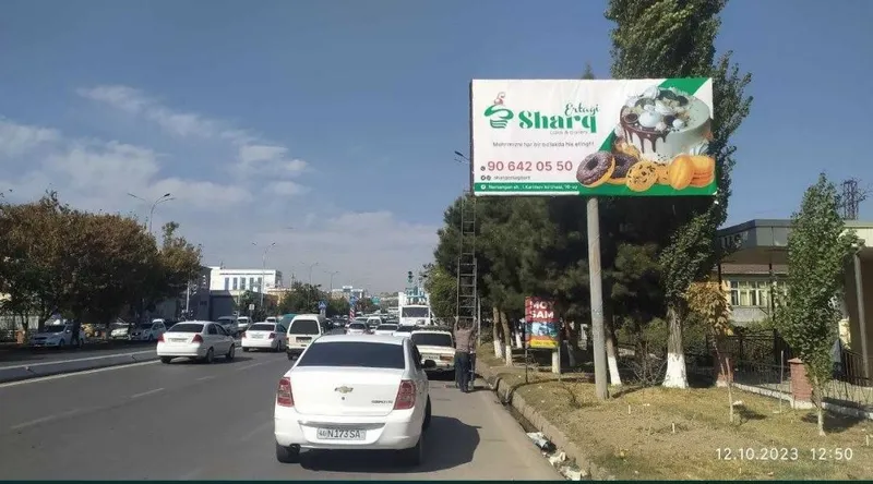 Navoiyda bilbordrda reklama/билбордда реклама/Tashqi reklamalar. — фото 4