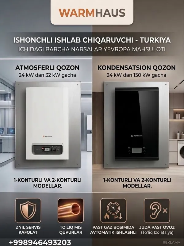 Isitish qozoni - Warmhaus - катёл 1 Isitish qozoni - Warmhaus - катёл 1