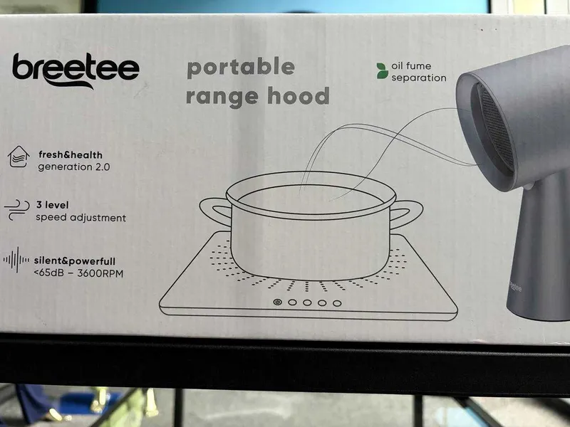 Breetee Portable Range Hood — настольная кухонная вытяжка 2